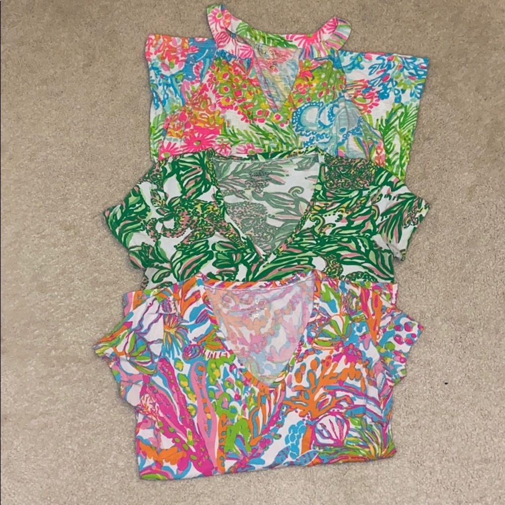 lily pulitzer 3 shirts.